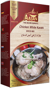 chicken white karahi